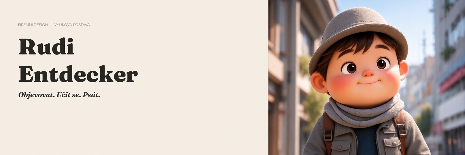 Banner X: Rudi Entdecker — Objevovat. Učit se. Psát.